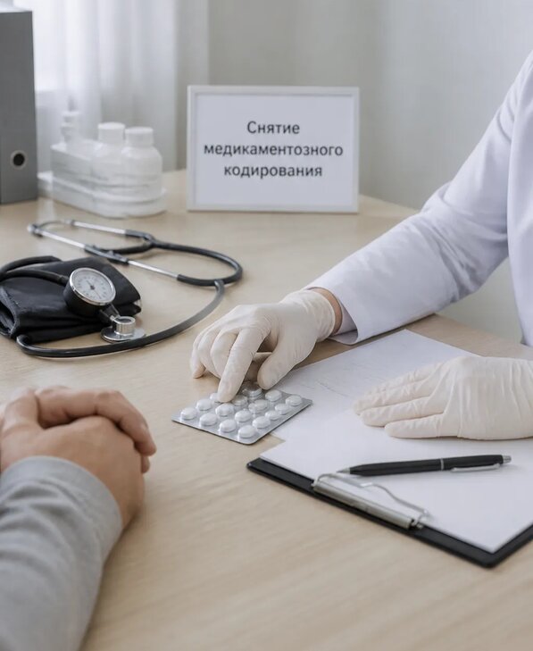 Снятие медикаментозного кодирования в Черногорске от 5104 р. | Медзона
